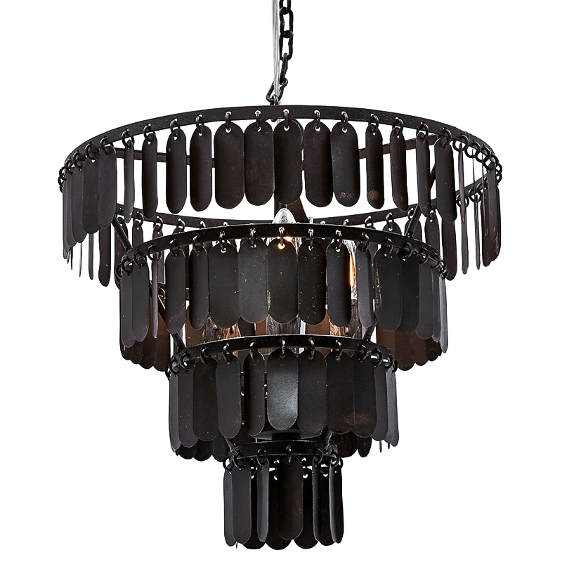 Люстра Manga Black Chandelier Черный Люстра Manga Black Chandelier Черный в Брянске | Loft Concept