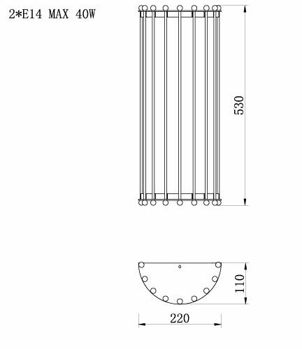 Бра Lantern Tiziano Chromium Sconces Бра Lantern Tiziano Chromium Sconces в Брянске