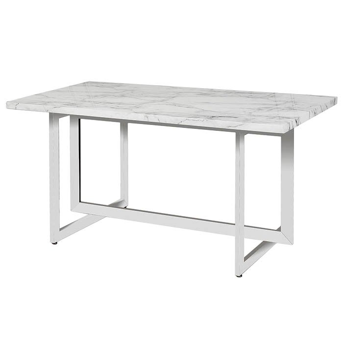 Стол Intersections White Хром Белый Стол Intersections White Хром Белый в Брянске | Loft Concept