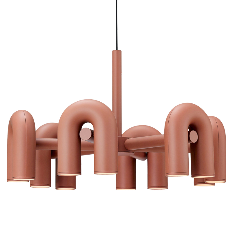 Люстра Cirkus AGO Lighting pink 4-6 Коричневый Люстра Cirkus AGO Lighting pink 4-6 Коричневый в Брянске | Loft Concept