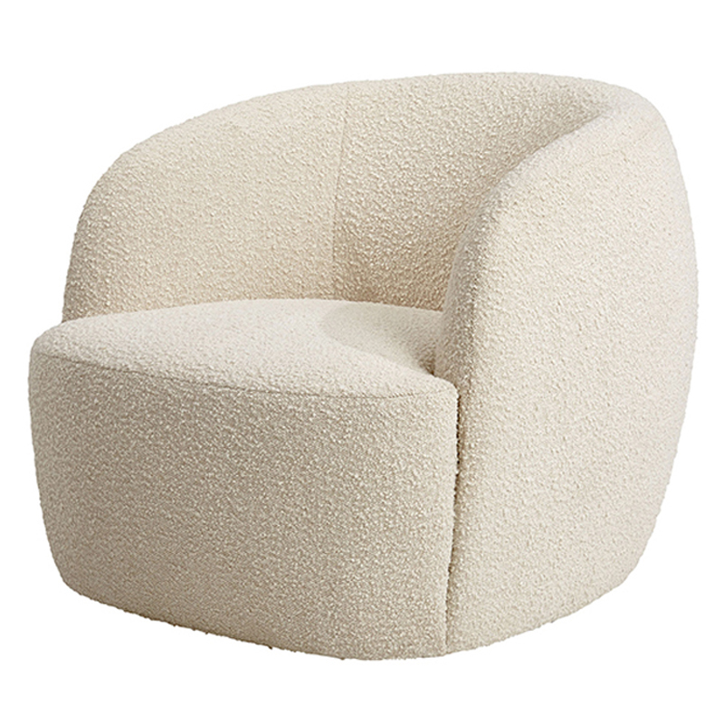 Кресло Boucle Armchair Pacific Белый Кресло Boucle Armchair Pacific Белый в Брянске | Loft Concept