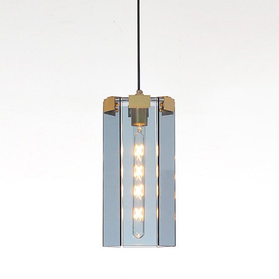 Человек из стали Gray Glass Pendant Lamp Золотой Прозрачное Стекло Человек из стали Gray Glass Pendant Lamp Золотой Прозрачное Стекло в Брянске | Loft Concept