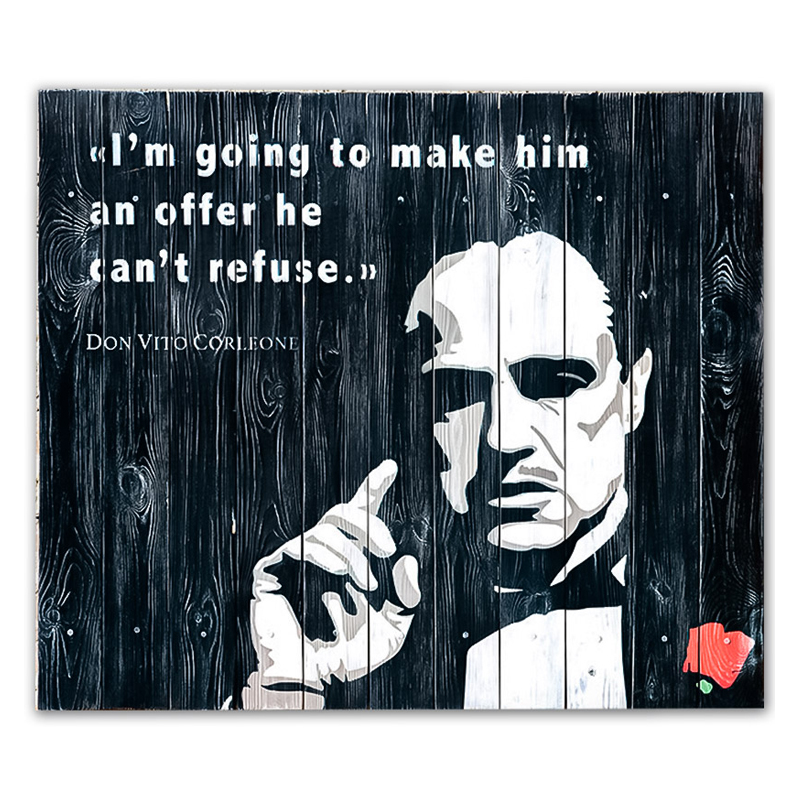 Постер Крёстный Отец Don Vito Corleone Постер Крёстный Отец Don Vito Corleone в Брянске | Loft Concept