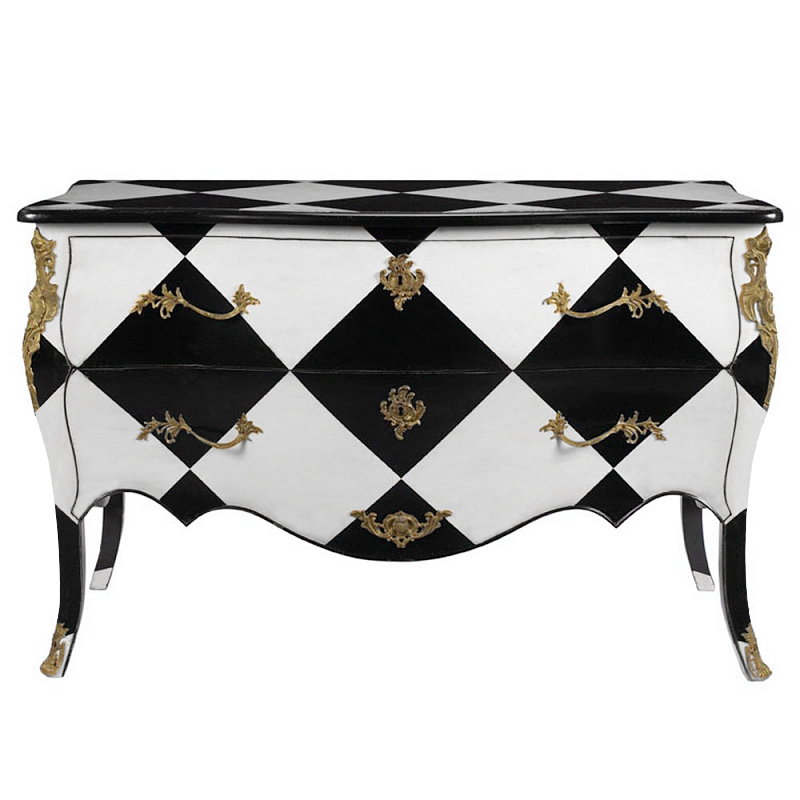 Комод ROMILLE COMMODE CHEST Бронза Черно-белый в Брянске | Loft Concept 