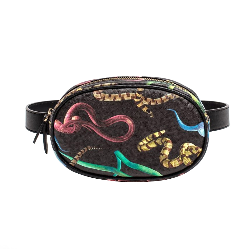 Поясная сумка Seletti Snakes Черный Красный Желтый Зеленый Синий Поясная сумка Seletti Snakes Черный Красный Желтый Зеленый Синий в Брянске | Loft Concept