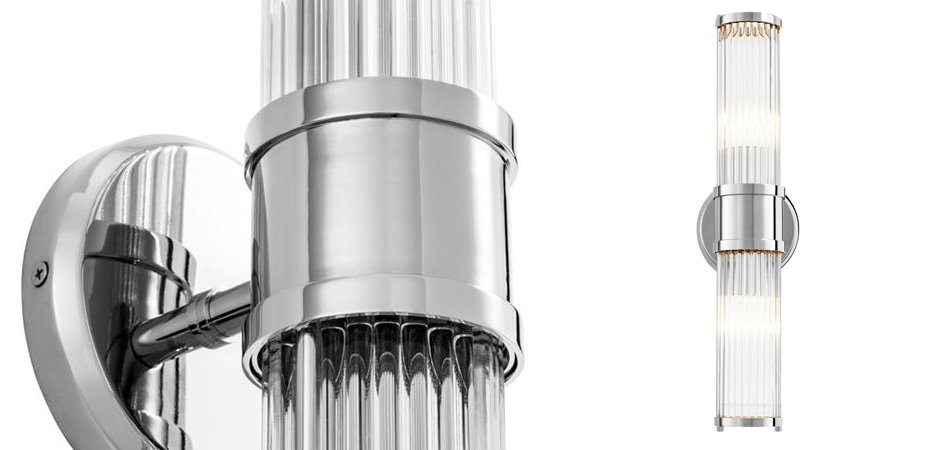 Бра Wall Lamp Claridges Double Nickel Бра Wall Lamp Claridges Double Nickel - Loft-Concept в Брянске