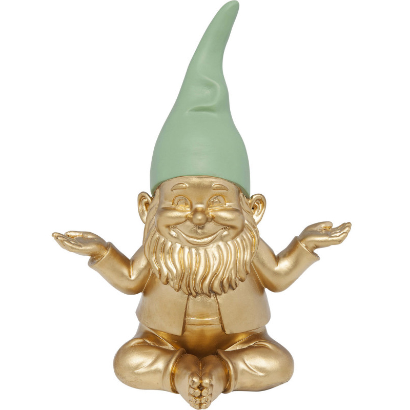 Статуэтка Golden Meditating Gnome Золотой Статуэтка Golden Meditating Gnome Золотой в Брянске | Loft Concept