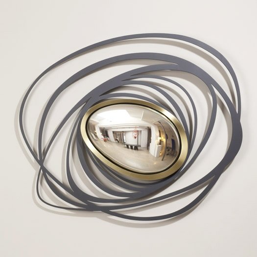 Зеркало Herve Van der Straeten Miroir Nebuleuse Золотой Черный Зеркало Herve Van der Straeten Miroir Nebuleuse Золотой Черный в Брянске | Loft Concept