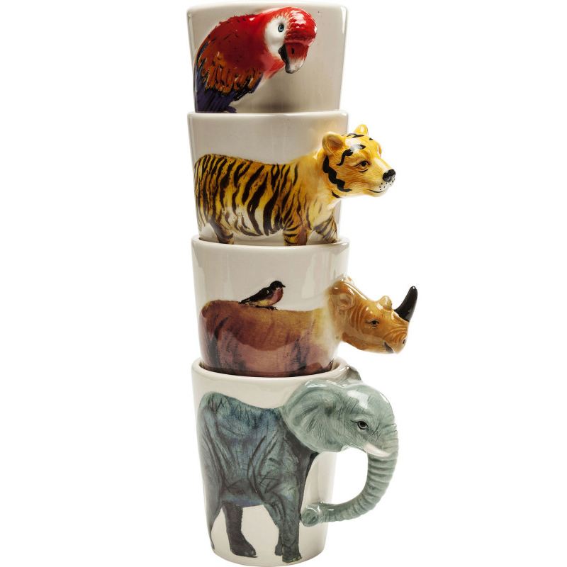 Кружка Tropical Animals mug Мульти в Брянске | Loft Concept 