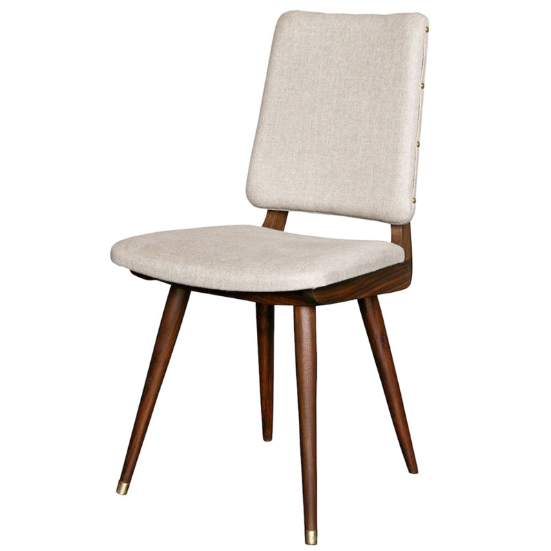 Стул Camille Dining Chair ivory ( слоновая кость ) Коричневый Стул Camille Dining Chair ivory ( слоновая кость ) Коричневый в Брянске | Loft Concept
