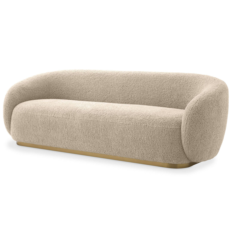 Диван Eichholtz Sofa Brice Sand Песочный Латунь Диван Eichholtz Sofa Brice Sand Песочный Латунь в Брянске | Loft Concept