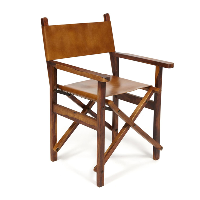 Кресло Buffalo Leather folding armchair Коричневый винтаж Кресло Buffalo Leather folding armchair Коричневый винтаж в Брянске | Loft Concept