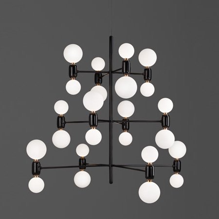 Люстра PARACHILNA Aballs Chandelier Черный в Брянске | Loft Concept 