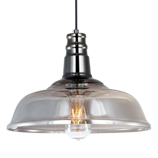 Подвесной светильник Loft Industrial French Glass Дымчатый (Smoke) Подвесной светильник Loft Industrial French Glass Дымчатый (Smoke) в Брянске | Loft Concept