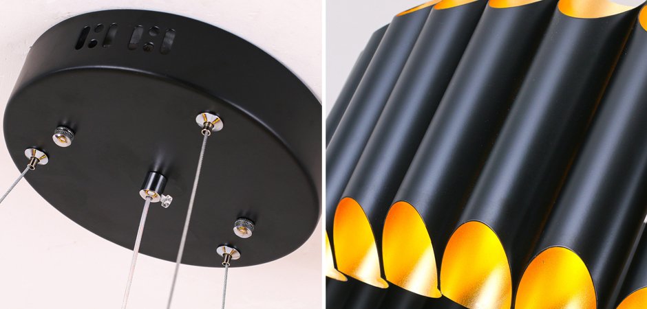 Люстра GALLIANO ROUND SUSPENSION LIGHT by DELIGHTFULL Black Люстра GALLIANO ROUND SUSPENSION LIGHT by DELIGHTFULL Black - Loft-Concept в Брянске
