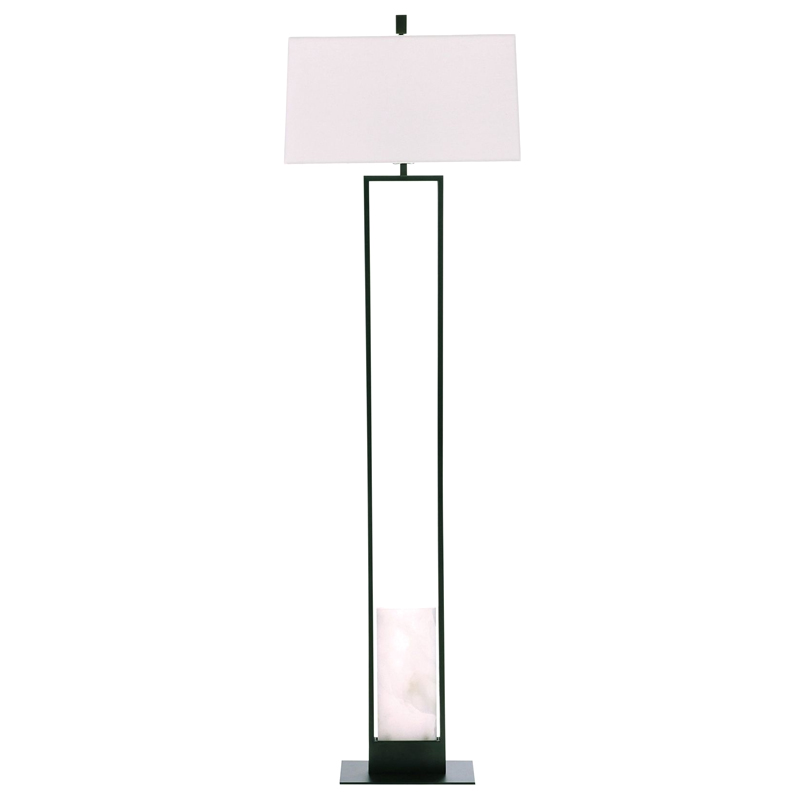 Торшер Arteriors MARKHAM FLOOR LAMP Бронза Белый Черный в Брянске | Loft Concept 