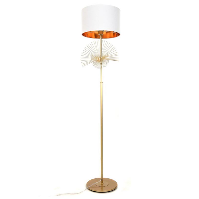 Торшер Genoveva Floor lamp white Белый Золотой Торшер Genoveva Floor lamp white Белый Золотой в Брянске | Loft Concept