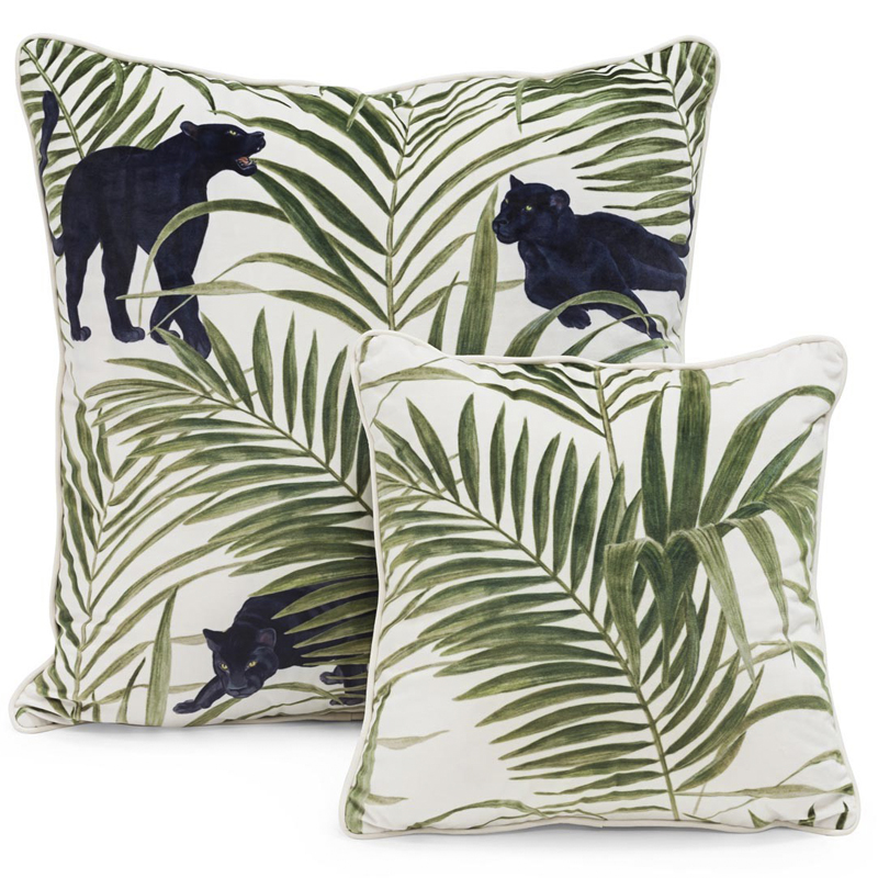 Комплект подушек SET PILLOW ABHIKA white-green Зеленый Белый Комплект подушек SET PILLOW ABHIKA white-green Зеленый Белый в Брянске | Loft Concept
