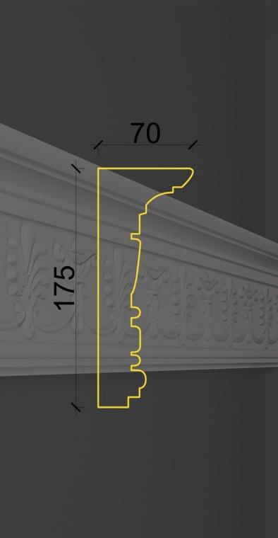 Молдинг с орнаментом MO-13 Молдинг с орнаментом MO-13 в Брянске