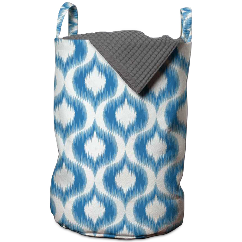 Корзина Blue Ornament Basket Белый Синий Корзина Blue Ornament Basket Белый Синий в Брянске | Loft Concept