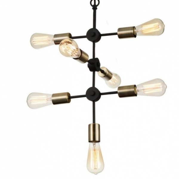 Люстра Bulb Netsch Pendant 7 Черный Люстра Bulb Netsch Pendant 7 Черный в Брянске | Loft Concept