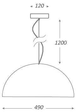 Подвесной светильник Uneven Edge Loft Pendant lamp 5 в Брянске