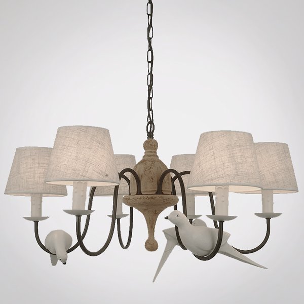 Люстра Norman Bird Chandelier ivory ( слоновая кость ) Люстра Norman Bird Chandelier ivory ( слоновая кость ) в Брянске | Loft Concept