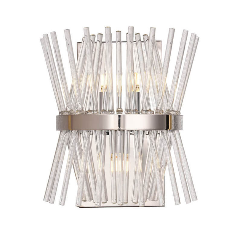 Бра Nembus Rini Wall Lamp Хром Прозрачное Стекло Бра Nembus Rini Wall Lamp Хром Прозрачное Стекло в Брянске | Loft Concept