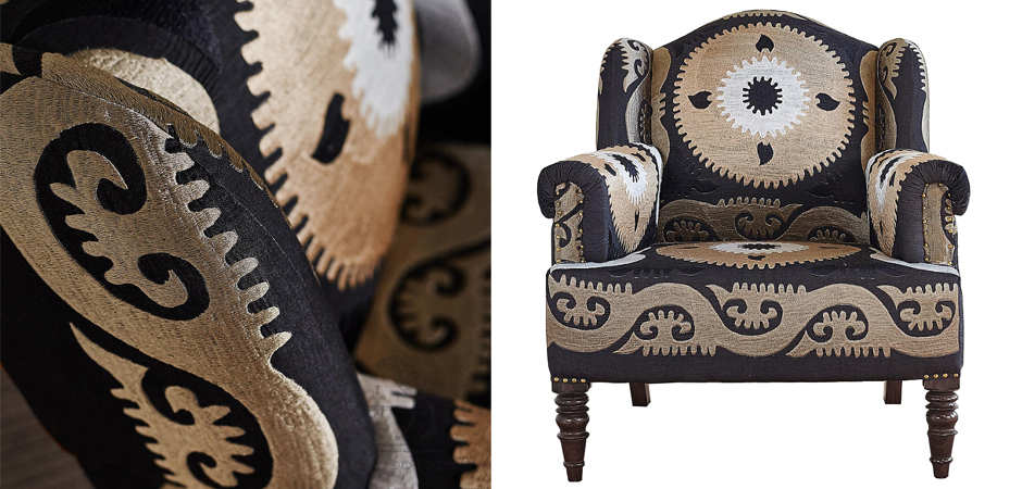 Armchair Mandala Beige Ornament Armchair Mandala Beige Ornament - Loft-Concept в Брянске