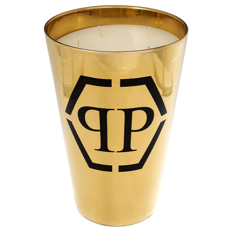 Свеча Philipp Plein Candle Empire Gold XL Золотой Белый Черный Свеча Philipp Plein Candle Empire Gold XL Золотой Белый Черный в Брянске | Loft Concept
