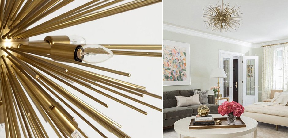 Люстра ASTRA Chandelier Sputnik Brass Люстра ASTRA Chandelier Sputnik Brass - Loft-Concept в Брянске
