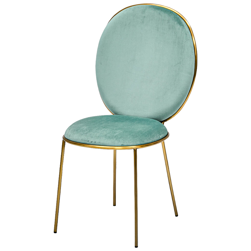 Стул STAY Chair Mint Мятный Глянцевое золото Стул STAY Chair Mint Мятный Глянцевое золото в Брянске | Loft Concept