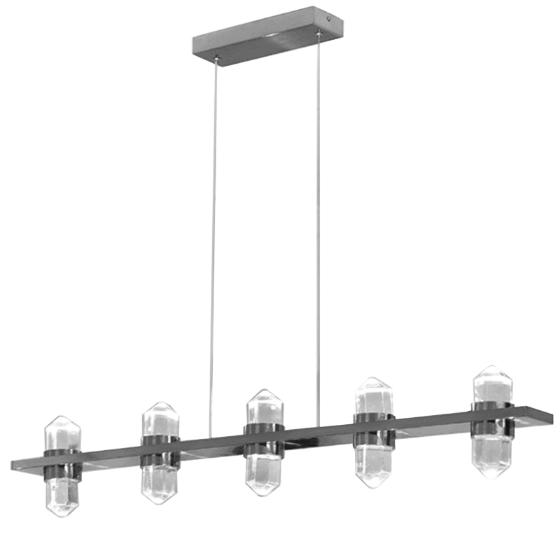 Люстра large Crystal Line Chromium Хром Прозрачный Люстра large Crystal Line Chromium Хром Прозрачный в Брянске | Loft Concept
