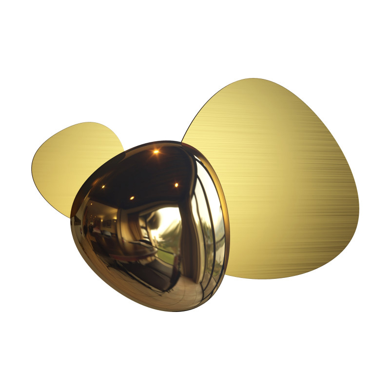 Бра Gold Matt & Gloss 1 Глянцевое золото матовое золото Бра Gold Matt & Gloss 1 Глянцевое золото матовое золото в Брянске | Loft Concept