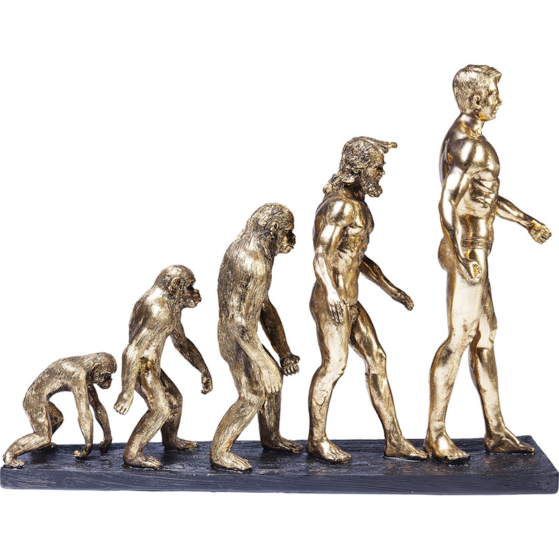 Статуэтка Human Evolution Золотой Статуэтка Human Evolution Золотой в Брянске | Loft Concept