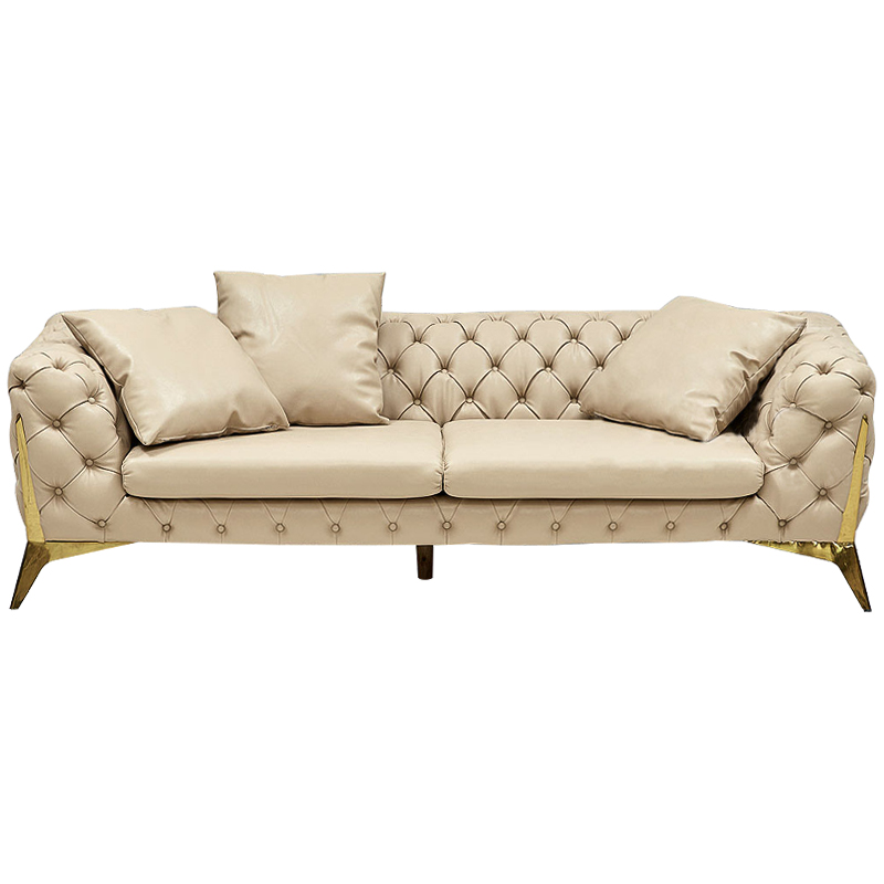 Диван Bramwell Sofa Кремовый Золотой Диван Bramwell Sofa Кремовый Золотой в Брянске | Loft Concept