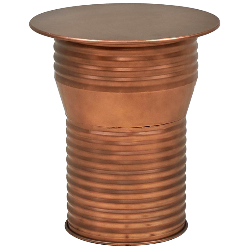 Приставной стол Tin Can Side Table Медь в Брянске | Loft Concept 
