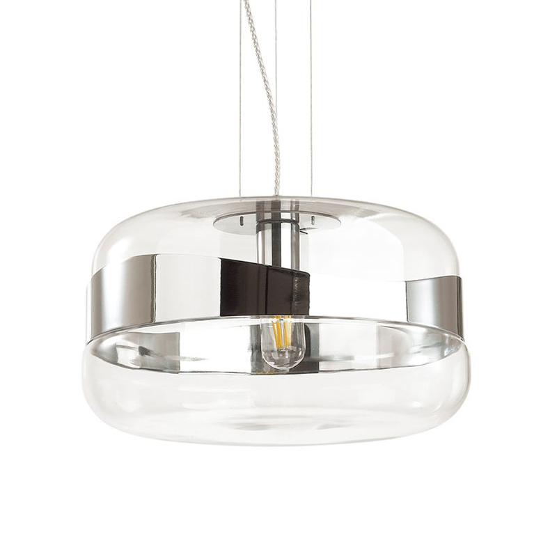 Люстра Igon Chrome Lamp Прозрачный Хром Люстра Igon Chrome Lamp Прозрачный Хром в Брянске | Loft Concept