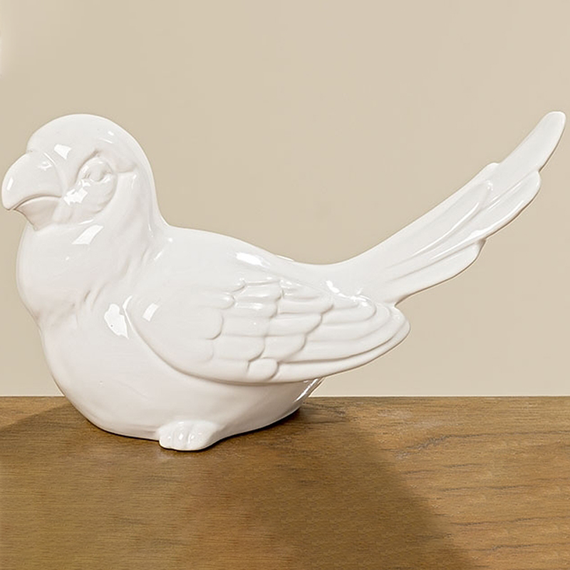 Статуэтка White Parrot Figurine Белый Статуэтка White Parrot Figurine Белый в Брянске | Loft Concept