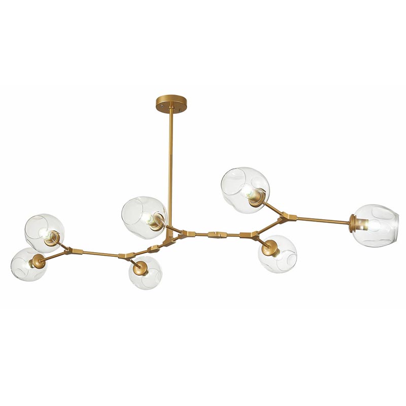 Люстра Branching Bubble Chandelier 7 gold Золотой Люстра Branching Bubble Chandelier 7 gold Золотой в Брянске | Loft Concept