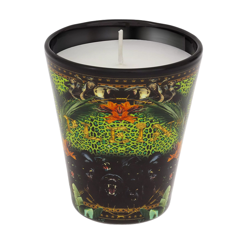 Свеча Philipp Plein Candle Jungle S Черный Мульти Свеча Philipp Plein Candle Jungle S Черный Мульти в Брянске | Loft Concept