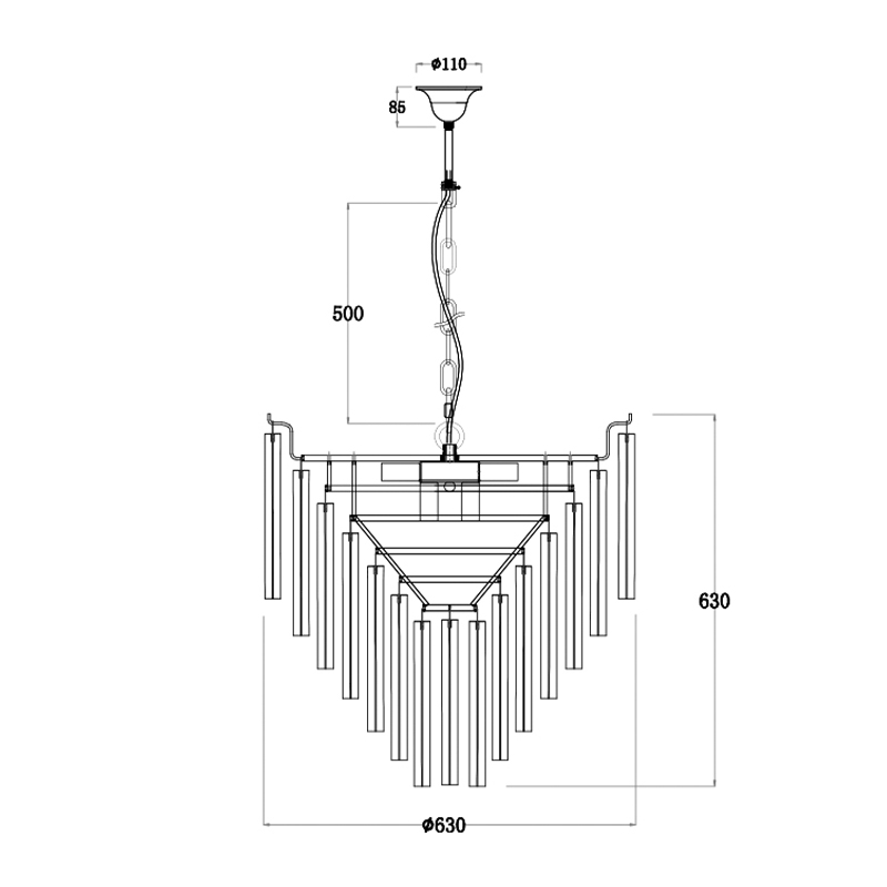 Люстра Eichholtz Chandelier Nova Chrome Люстра Eichholtz Chandelier Nova Chrome в Брянске