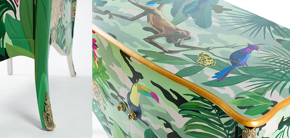 Комод L.XV DRESSER Flowers Jungle Комод L.XV DRESSER Flowers Jungle - Loft-Concept в Брянске