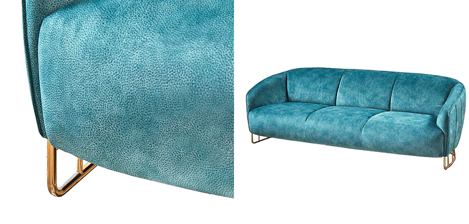 Диван Turquoise Ripples Sofa Диван Turquoise Ripples Sofa - Loft-Concept в Брянске