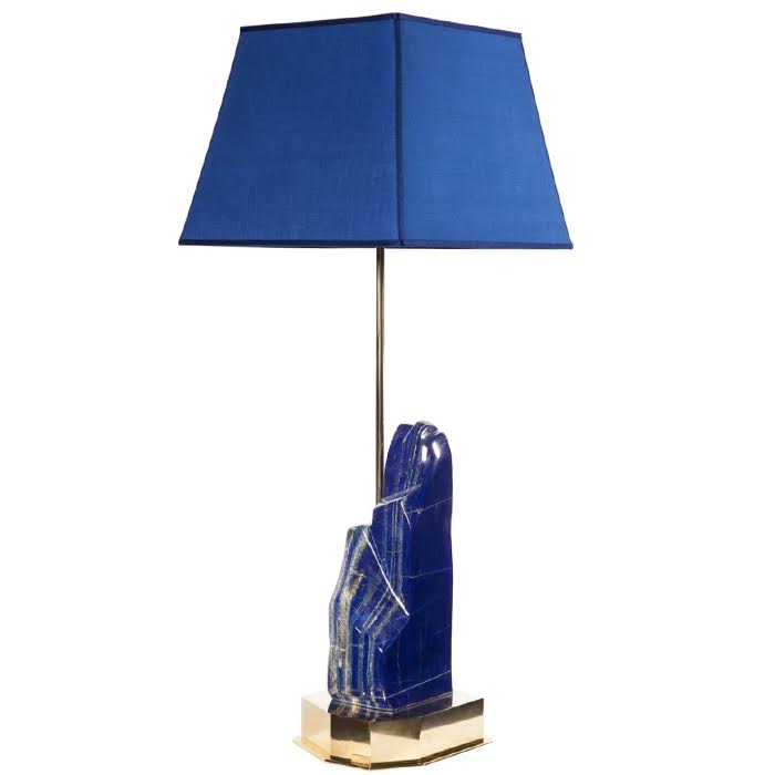 Настольная лампа Lapis Lazuli Lampe von Studio Superego Глянцевое золото Сапфирово-синий Настольная лампа Lapis Lazuli Lampe von Studio Superego Глянцевое золото Сапфирово-синий в Брянске | Loft Concept