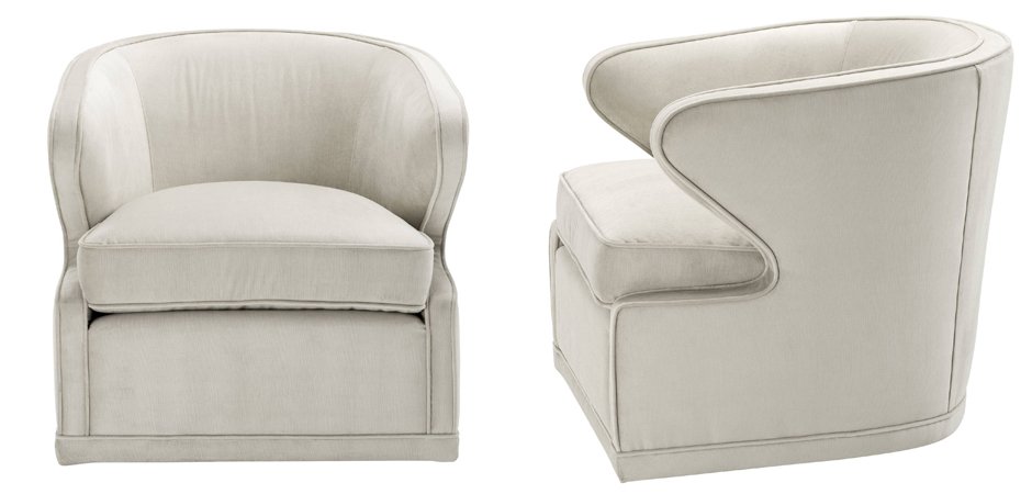 Кресло Eichholtz Chair Dorset Pebble Grey Кресло Eichholtz Chair Dorset Pebble Grey - Loft-Concept в Брянске