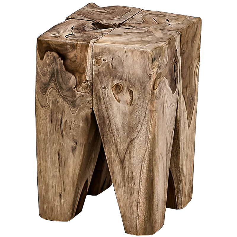 Приставной стол Kuenring Cube Side Table Коричневый Приставной стол Kuenring Cube Side Table Коричневый в Брянске | Loft Concept