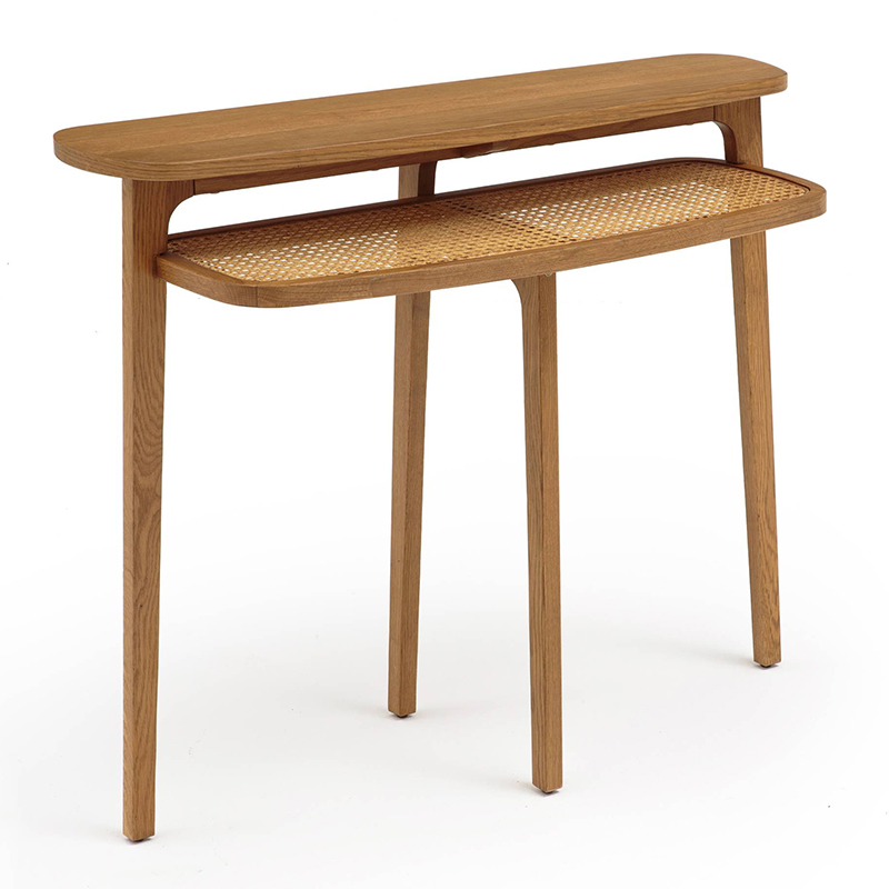 Консоль Morten Wicker Console Светлый дуб в Брянске | Loft Concept 