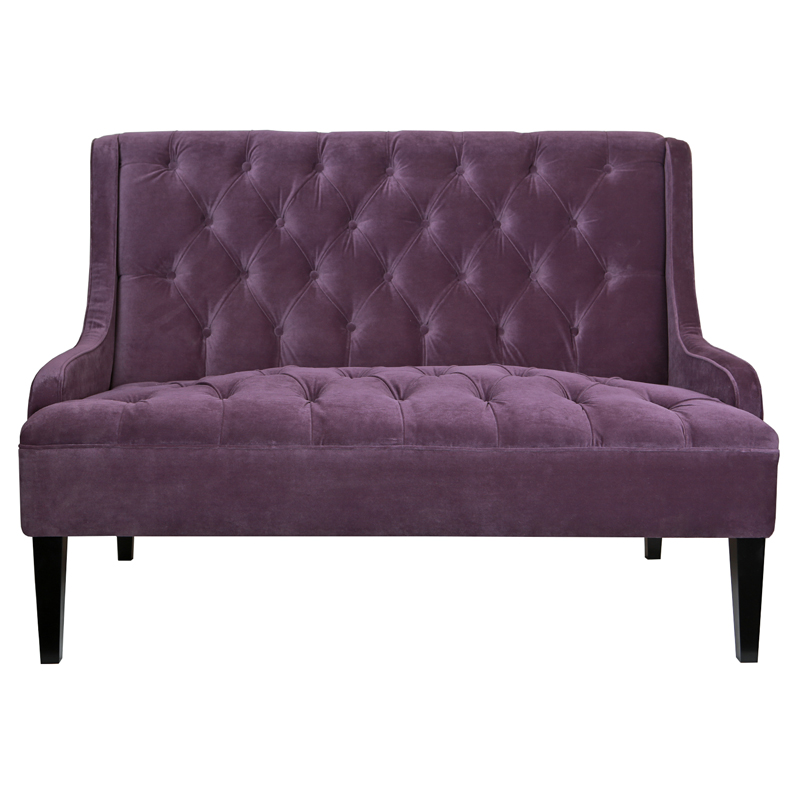 Диван Folket Sofa velour violet Фиолетовый Диван Folket Sofa velour violet Фиолетовый в Брянске | Loft Concept