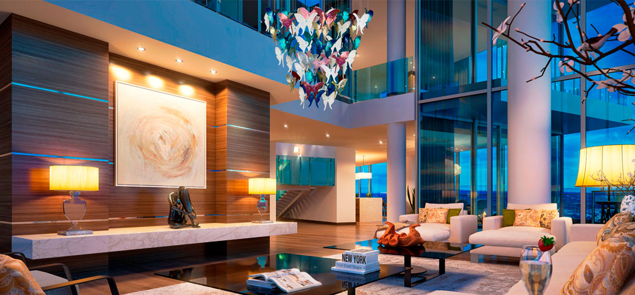 Люстра Цветные Бабочки Светло-Зеленая база Night Butterflies Chandelier Multi Color - фото №1